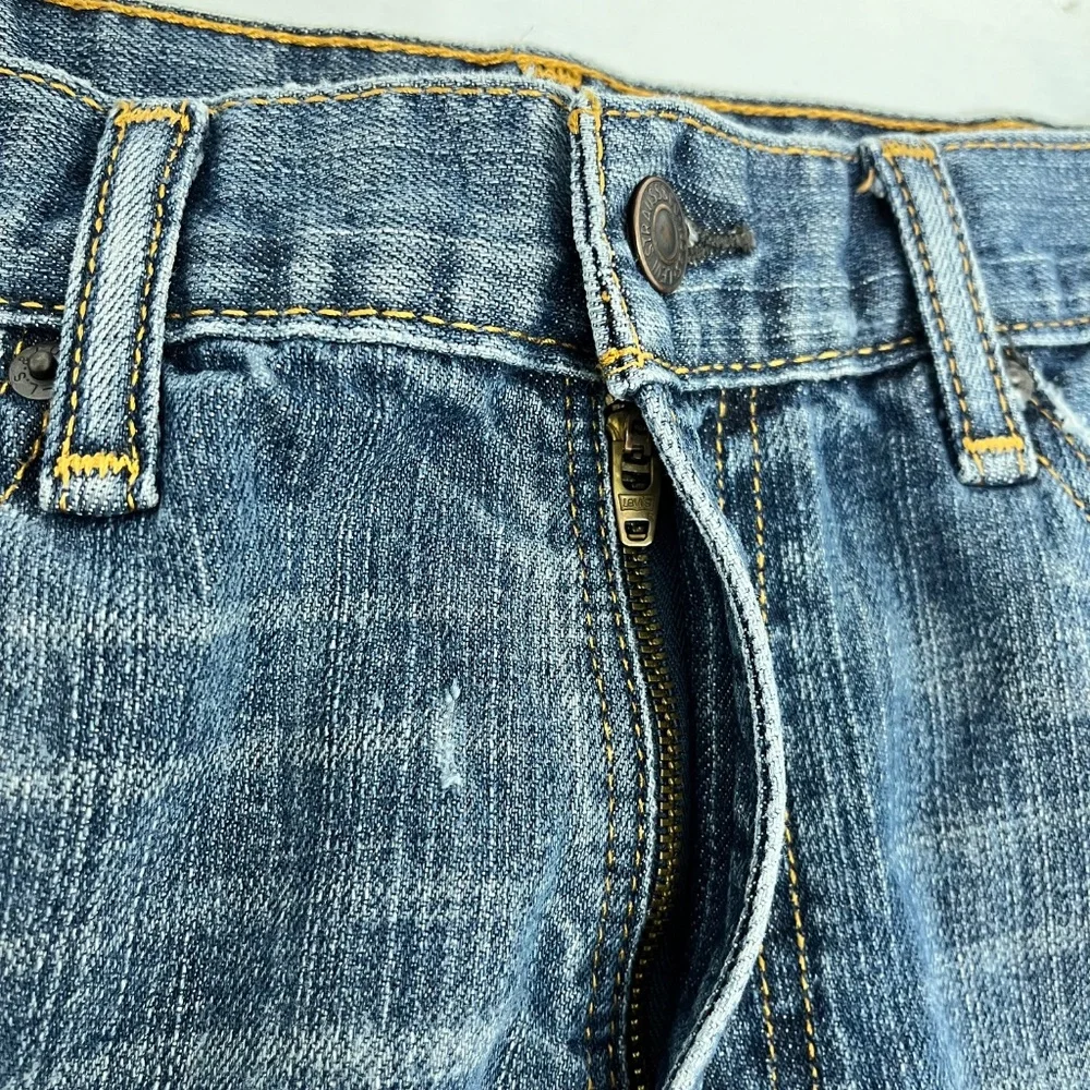 Levi's 505 Mens Size 30X32 Straight Fit Jeans Blue‎ Denim Pockets Retro Inspired